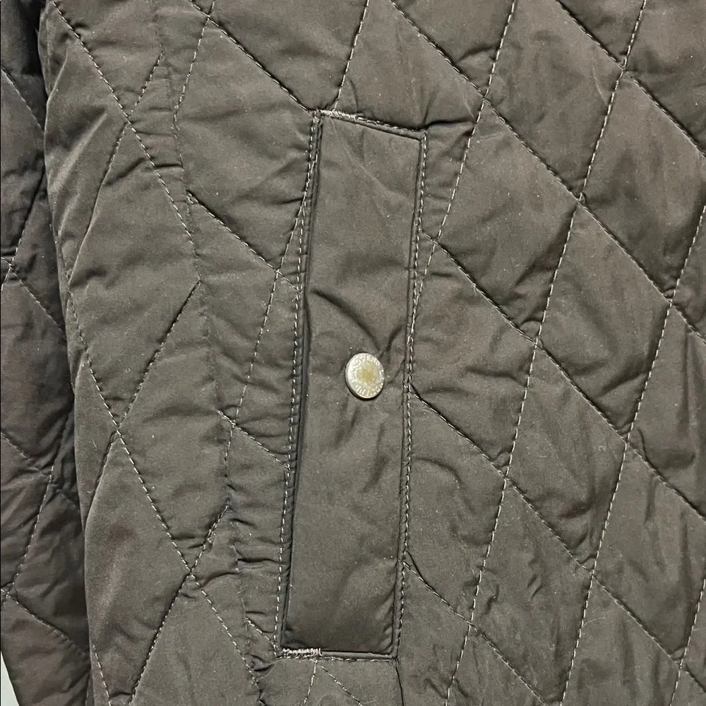 Lands' End Brown Quilted Jacket